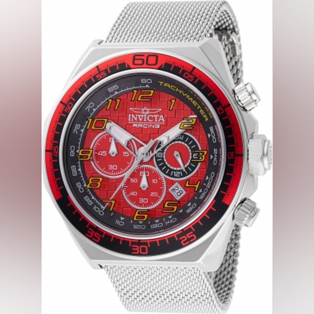 ✨New Invicta Carreras Quartz Chronograph INV47900 50M Racing 50mm Men's Watch